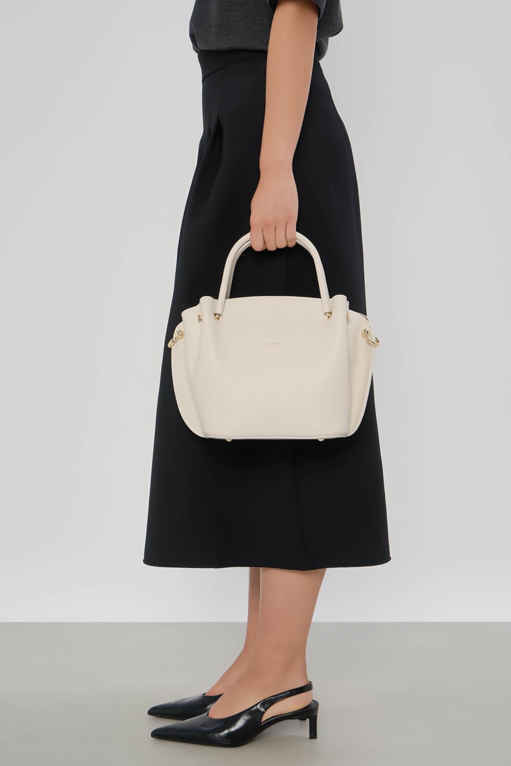 Sac à main - Foulonné Double LOUISA