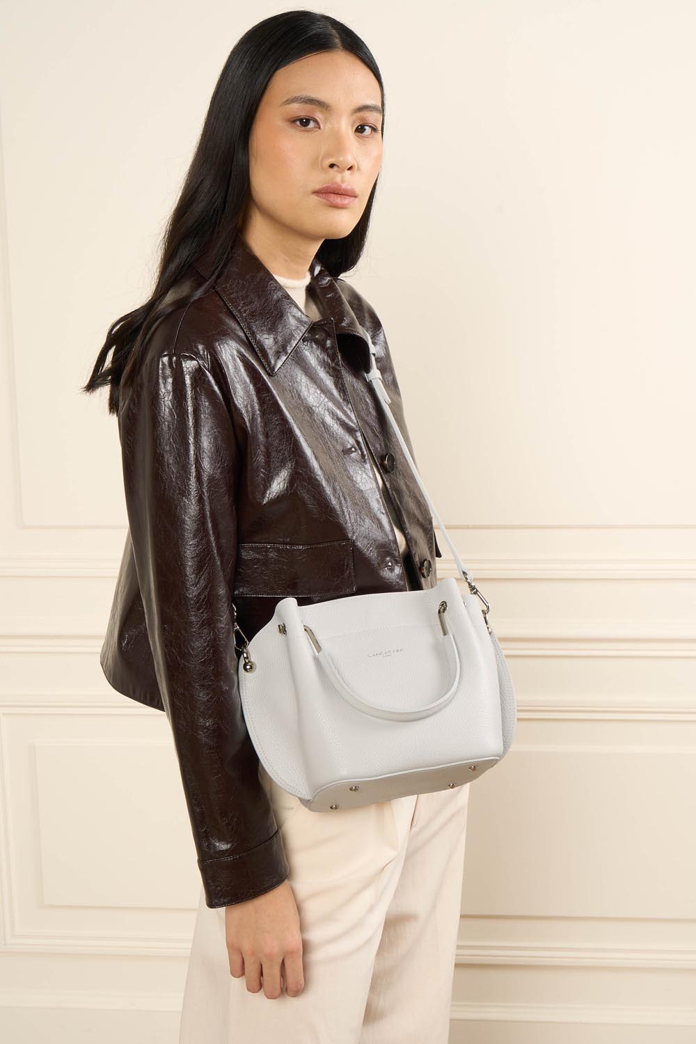 Sac à main - Foulonné Double LOUISA