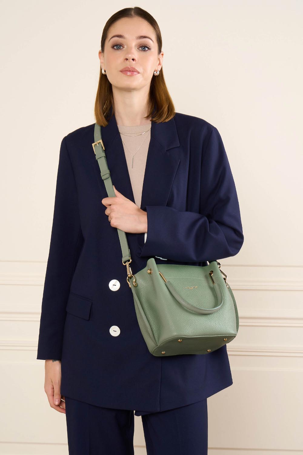 Sac à main - Foulonné Double LOUISA