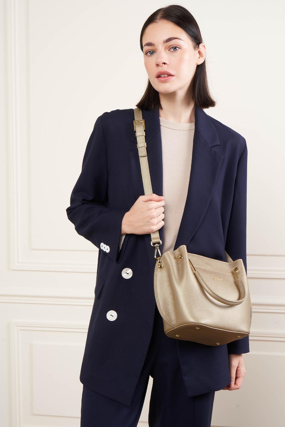 Sac à main - Foulonné Double LOUISA