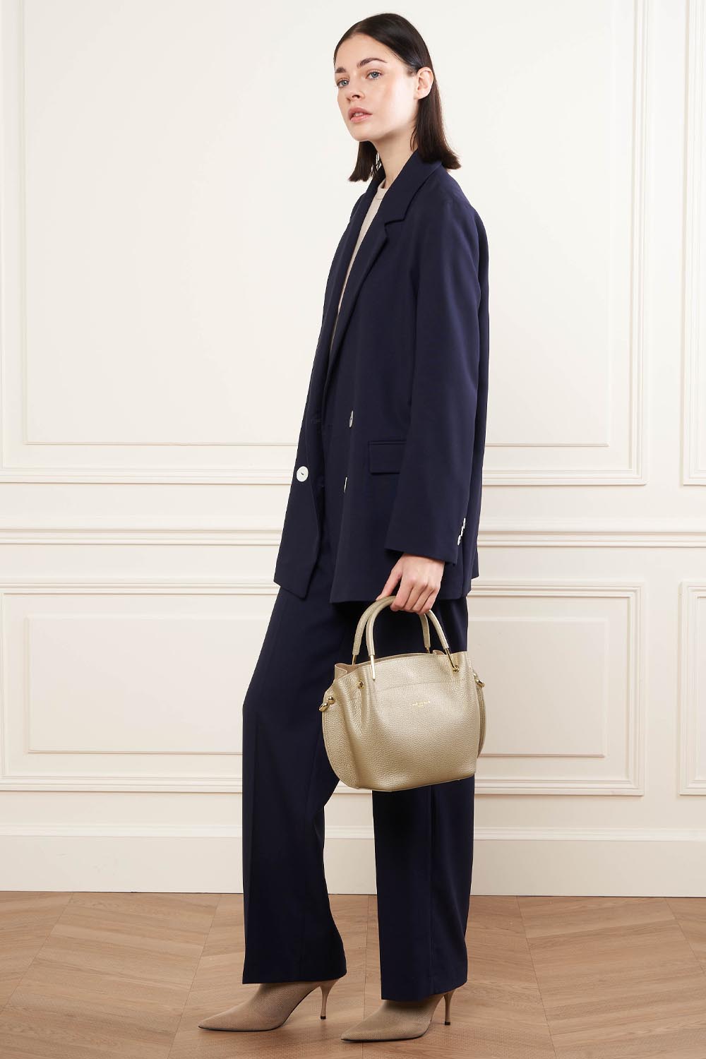 Sac à main - Foulonné Double LOUISA