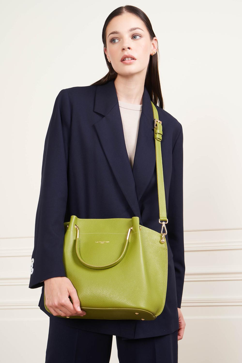 Grand sac à main - Foulonné Double LOUISA