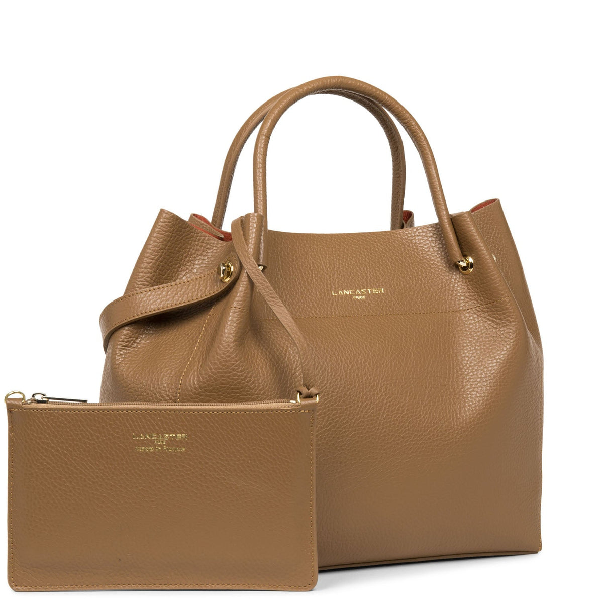 Grand sac cabas épaule - Foulonné Double LOUISA