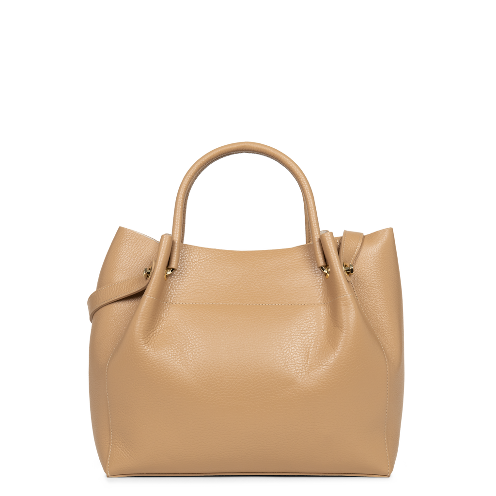 Grand sac cabas épaule - Foulonné Double LOUISA