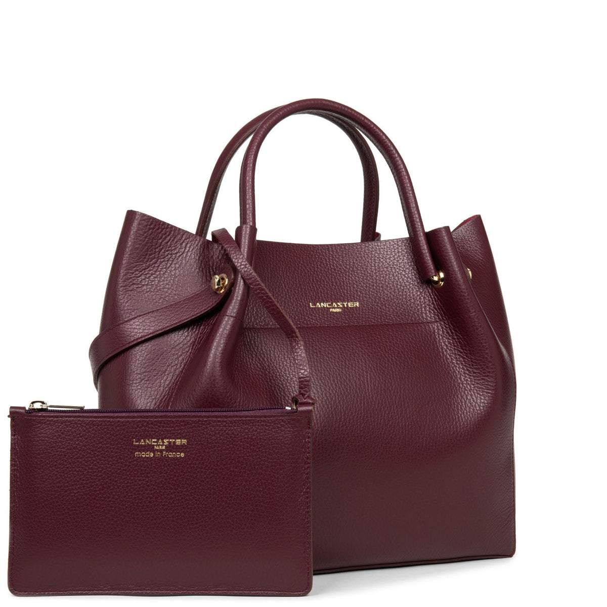 Grand sac cabas épaule - Foulonné Double LOUISA