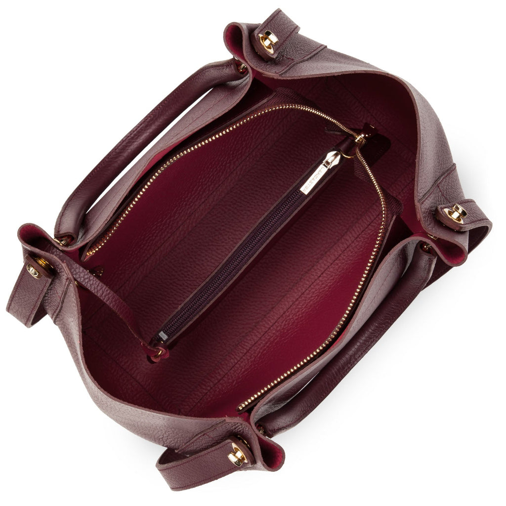 Grand sac cabas épaule - Foulonné Double LOUISA