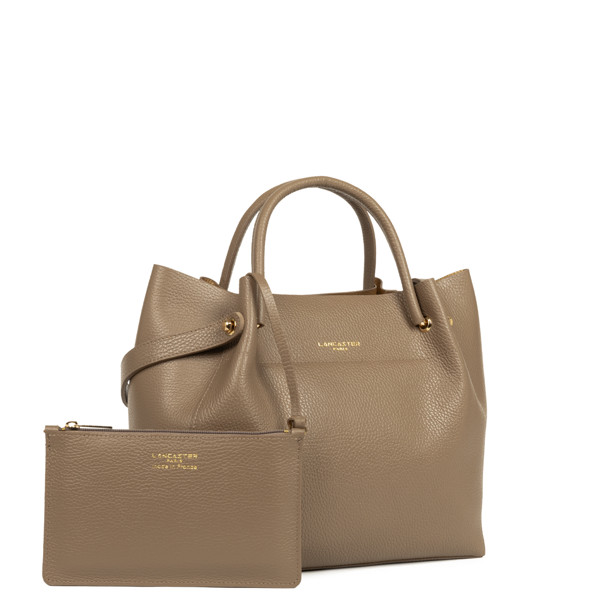 Grand sac cabas épaule - Foulonné Double LOUISA