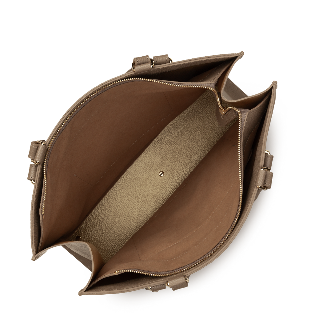 Très grand sac cabas épaule - Foulonné Double DAILY
