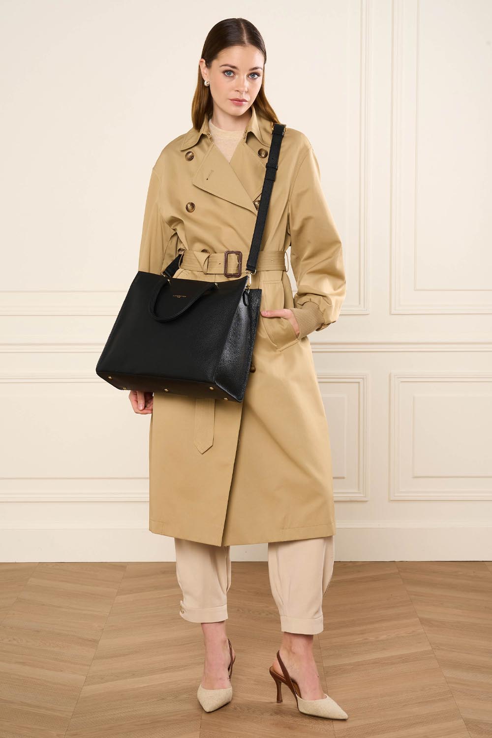 Grand sac cabas main - Foulonné Double DAILY