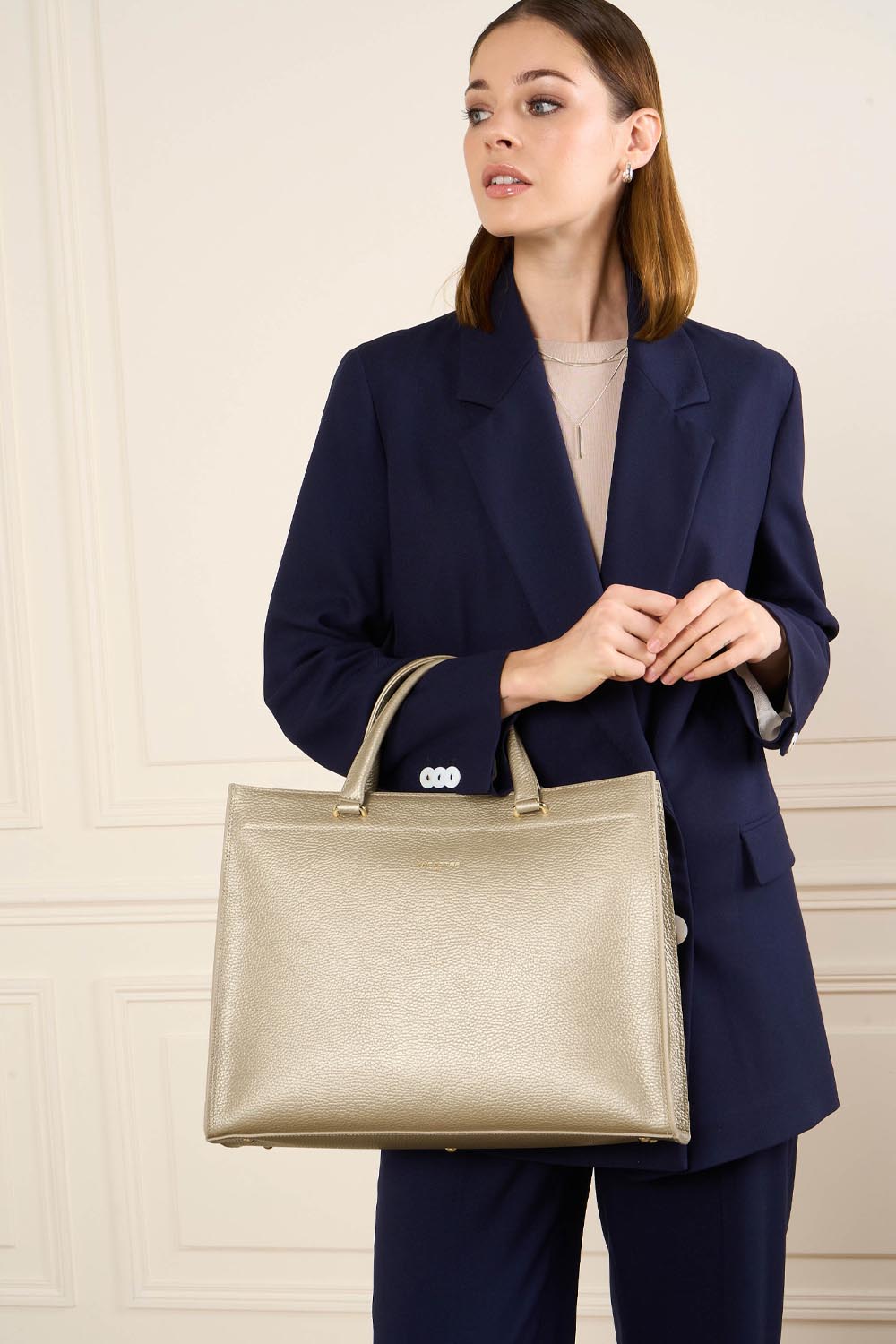 Grand sac cabas main - Foulonné Double DAILY