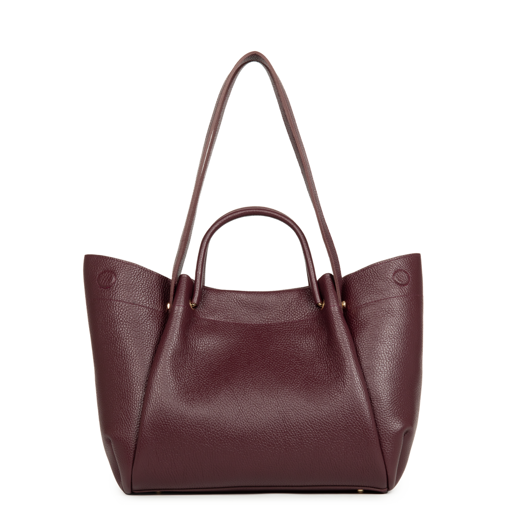 Très grand sac cabas épaule - Foulonné Double LOUISA