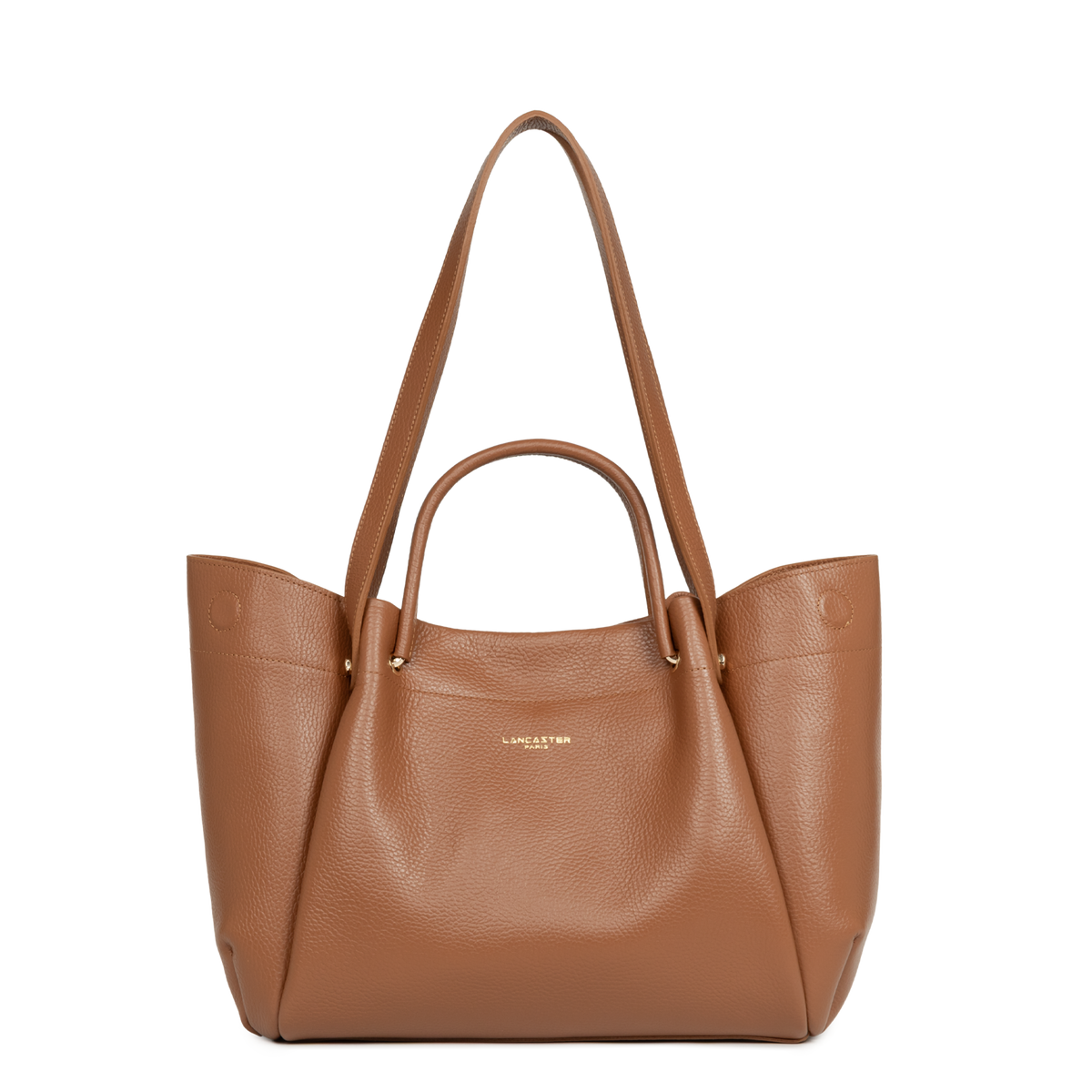 Très grand sac cabas épaule - Foulonné Double LOUISA