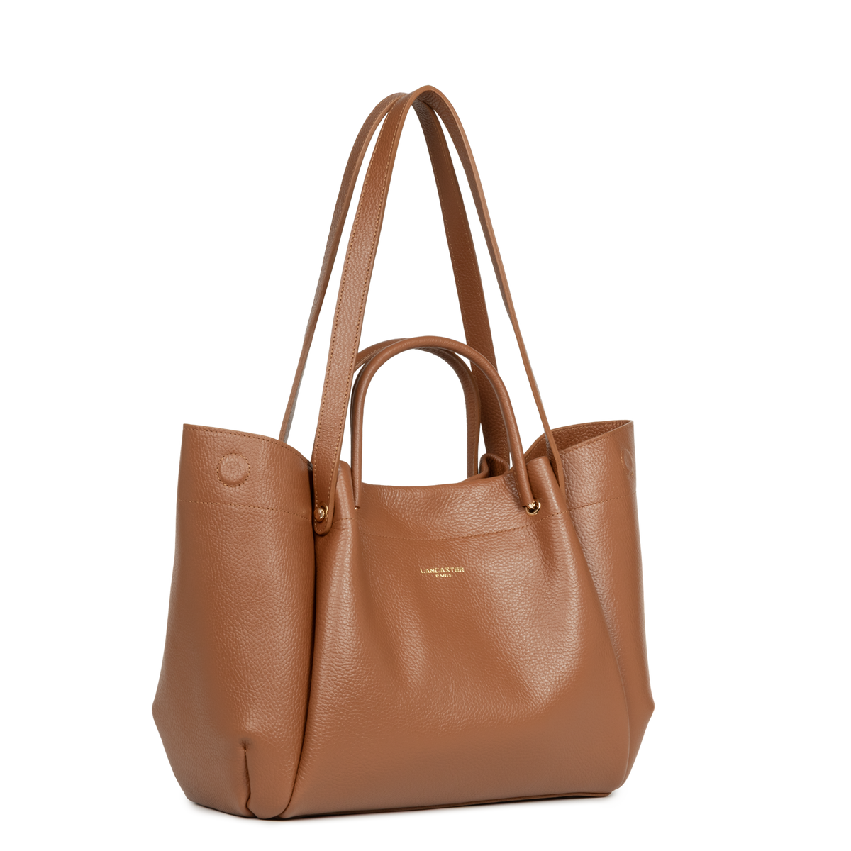 Très grand sac cabas épaule - Foulonné Double LOUISA