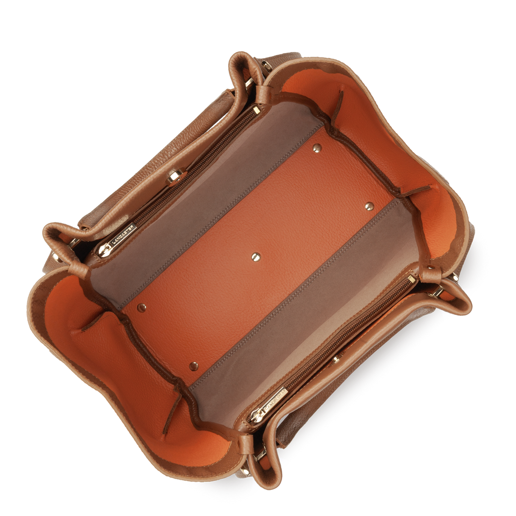Très grand sac cabas épaule - Foulonné Double LOUISA