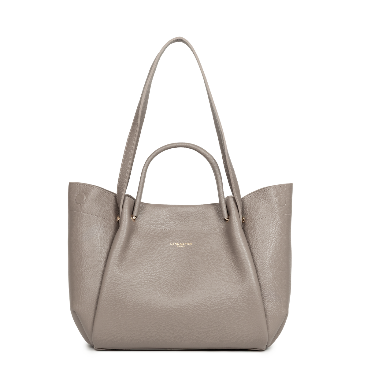 Très grand sac cabas épaule - Foulonné Double LOUISA