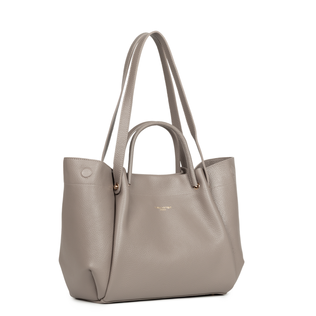 Très grand sac cabas épaule - Foulonné Double LOUISA