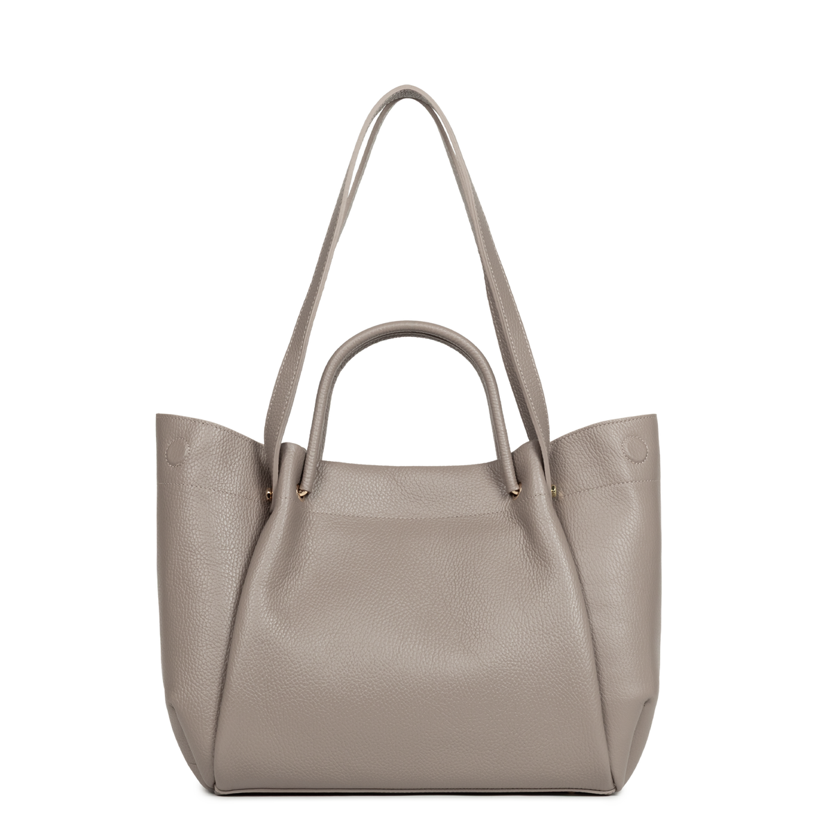 Très grand sac cabas épaule - Foulonné Double LOUISA