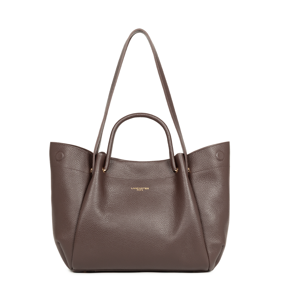 Très grand sac cabas épaule - Foulonné Double LOUISA