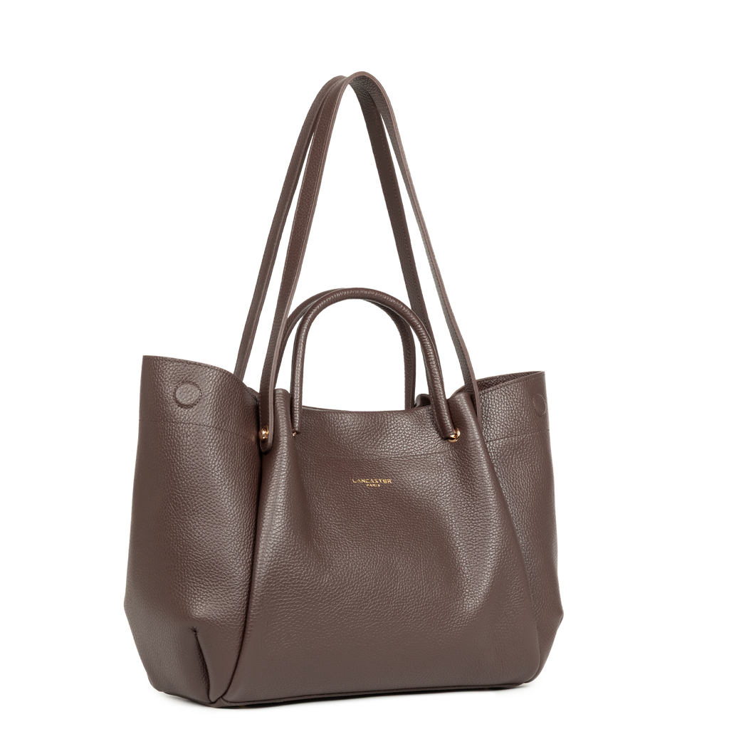 Très grand sac cabas épaule - Foulonné Double LOUISA