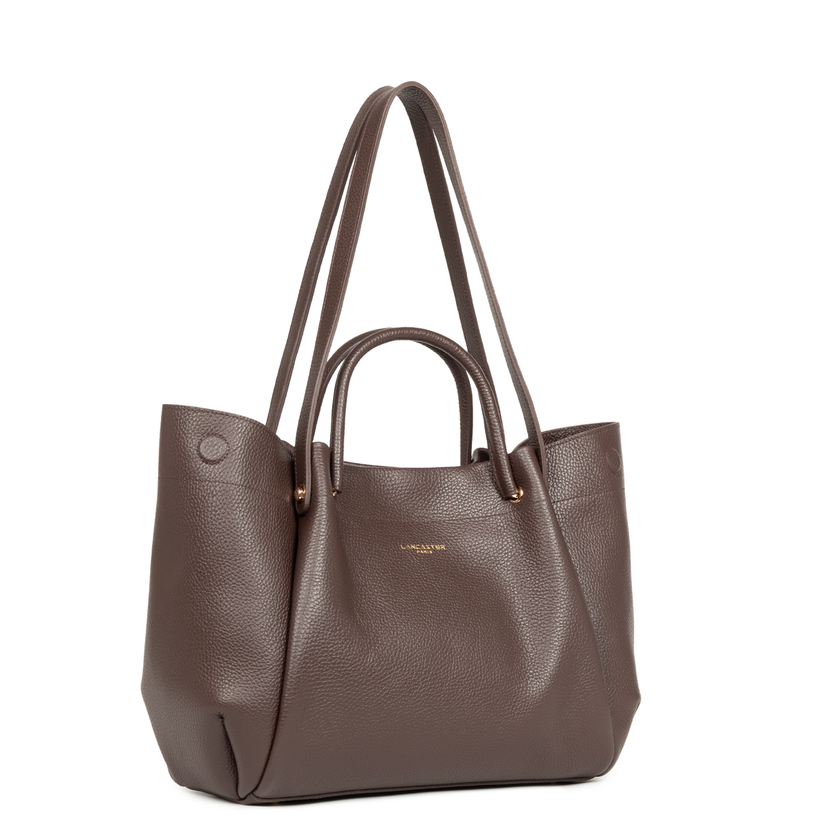 Très grand sac cabas épaule - Foulonné Double LOUISA