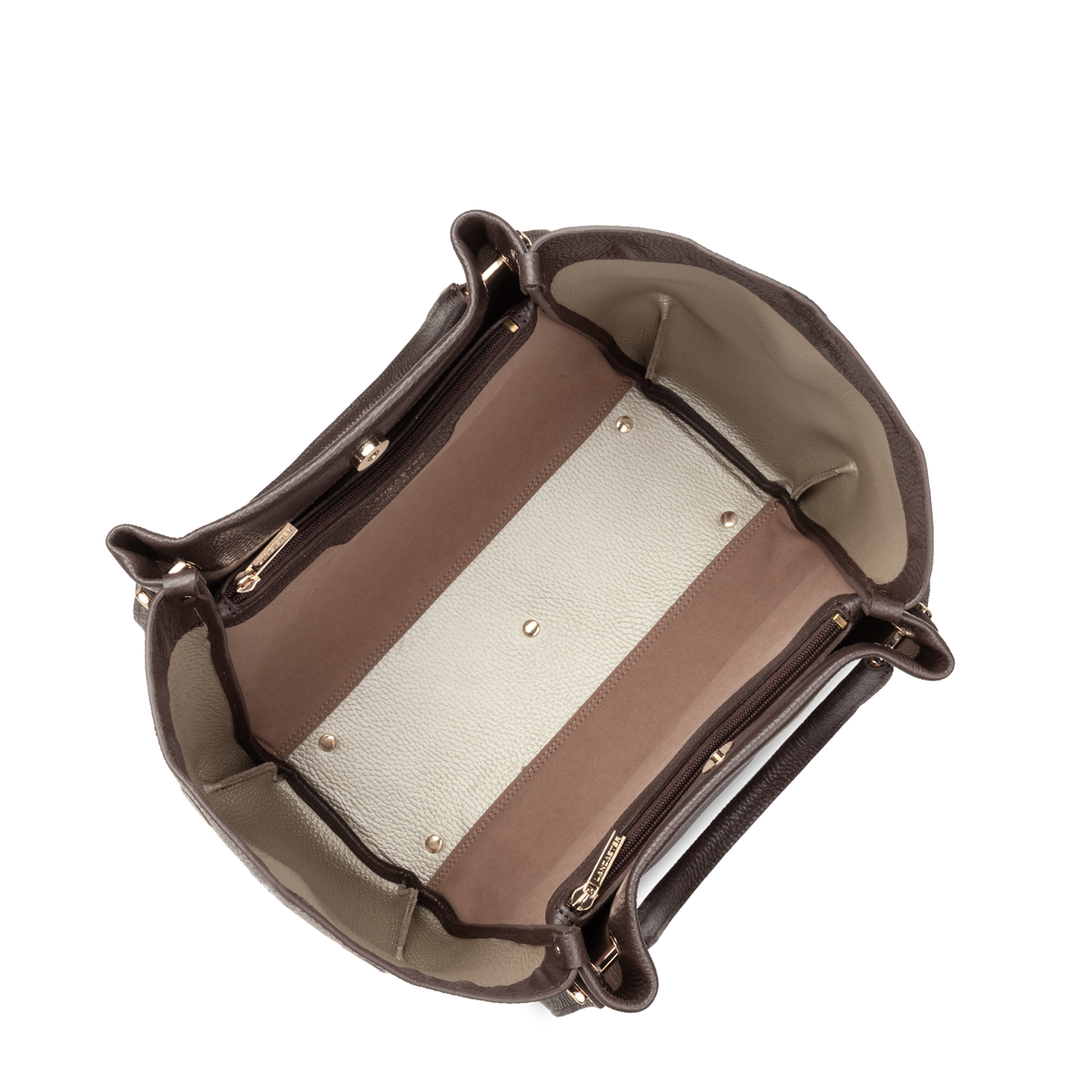 Très grand sac cabas épaule - Foulonné Double LOUISA