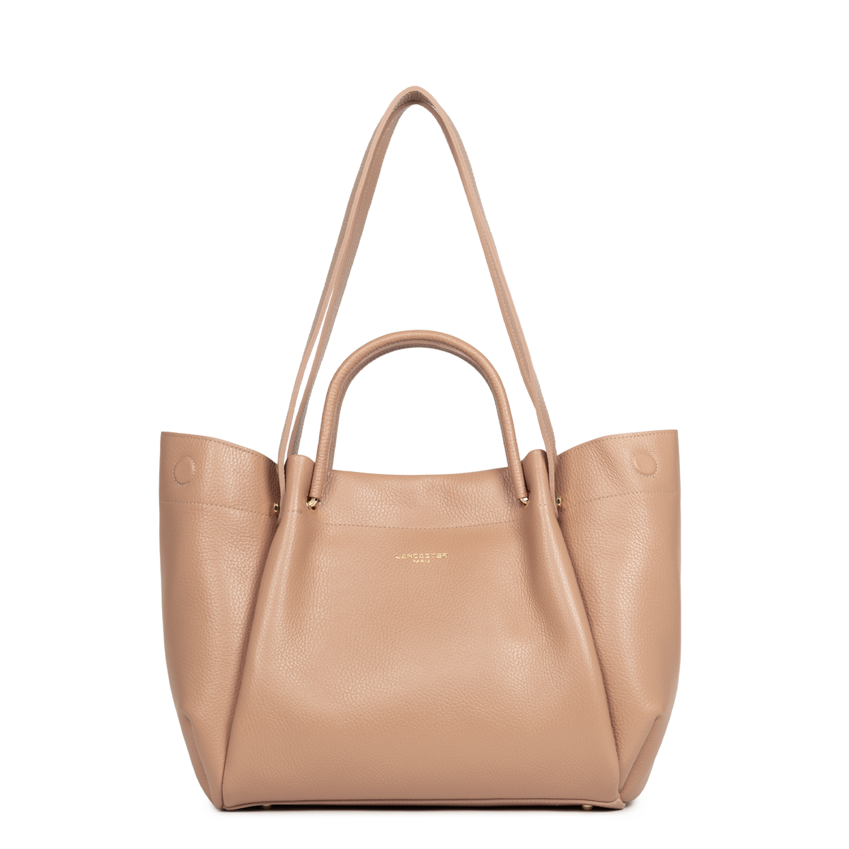Très grand sac cabas épaule - Foulonné Double LOUISA