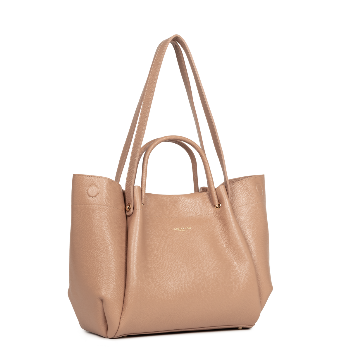 Très grand sac cabas épaule - Foulonné Double LOUISA