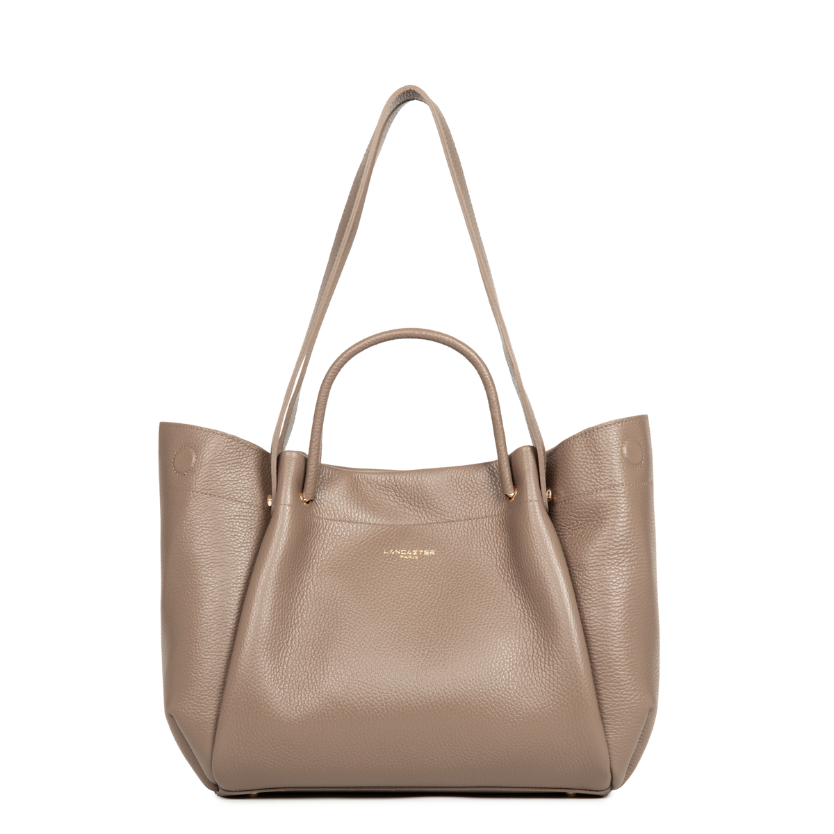 Très grand sac cabas épaule - Foulonné Double LOUISA