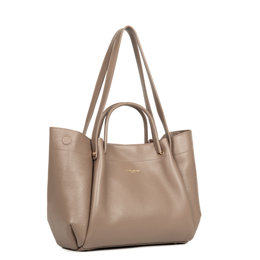 Très grand sac cabas épaule - Foulonné Double LOUISA