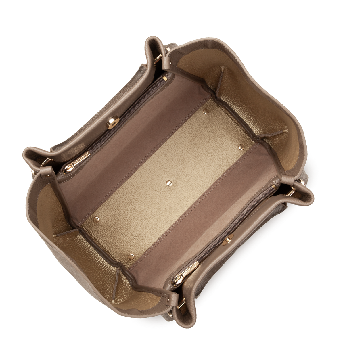 Très grand sac cabas épaule - Foulonné Double LOUISA