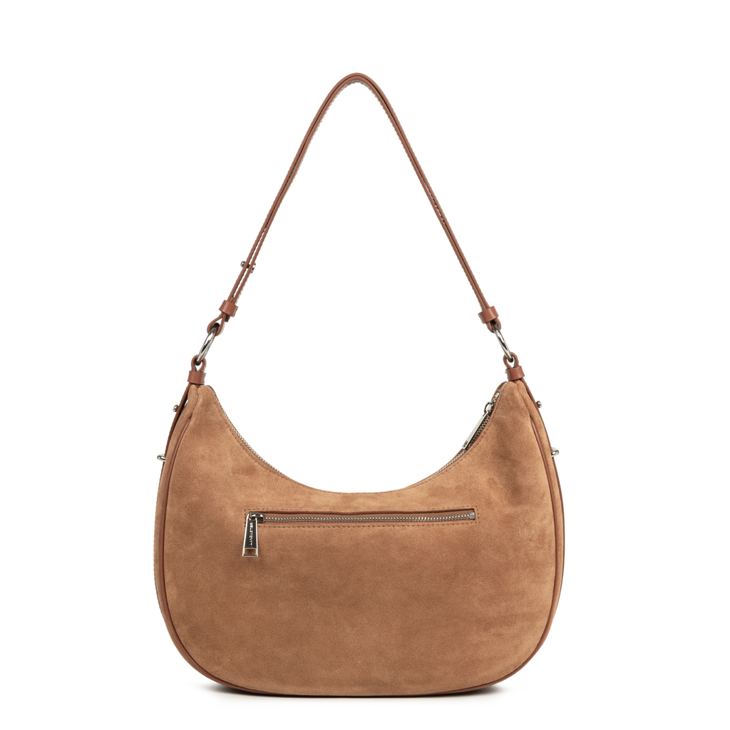 Grand sac besace - Daim italien