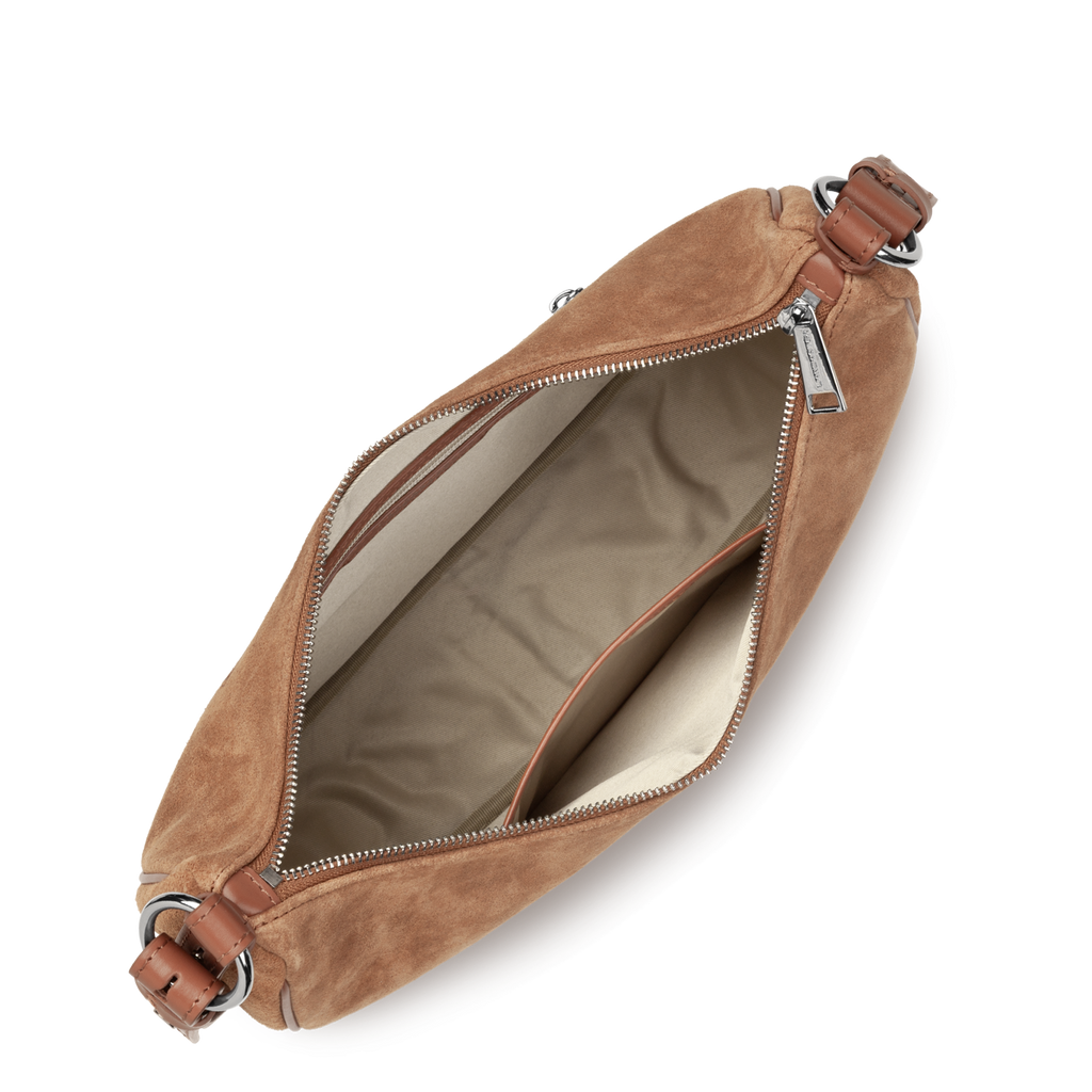 Grand sac besace - Daim italien