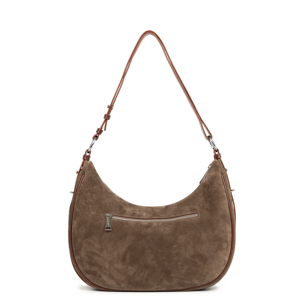 Grand sac besace - Daim italien