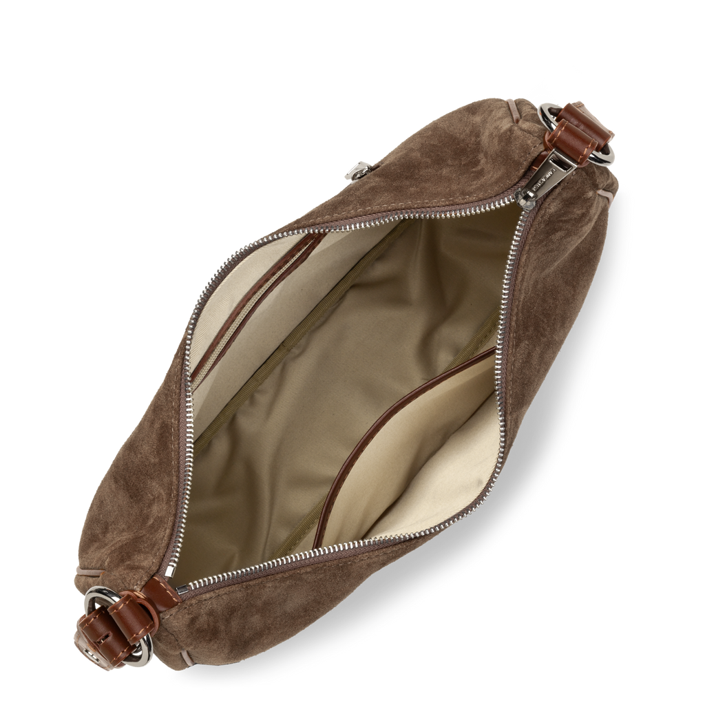 Grand sac besace - Daim italien