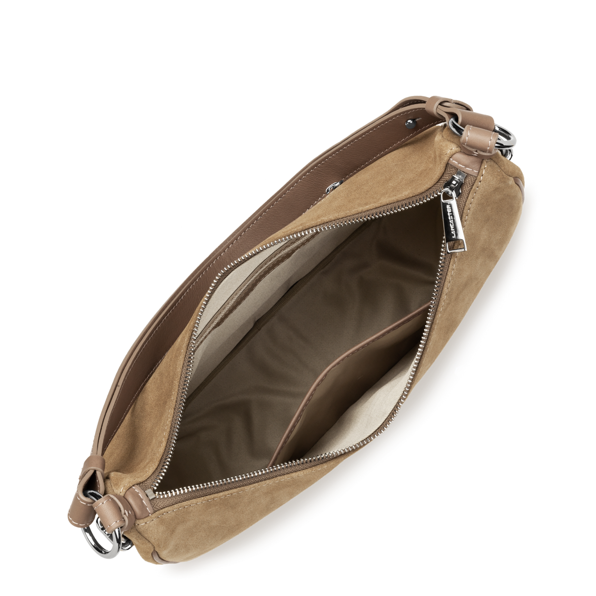 Grand sac besace - Daim italien