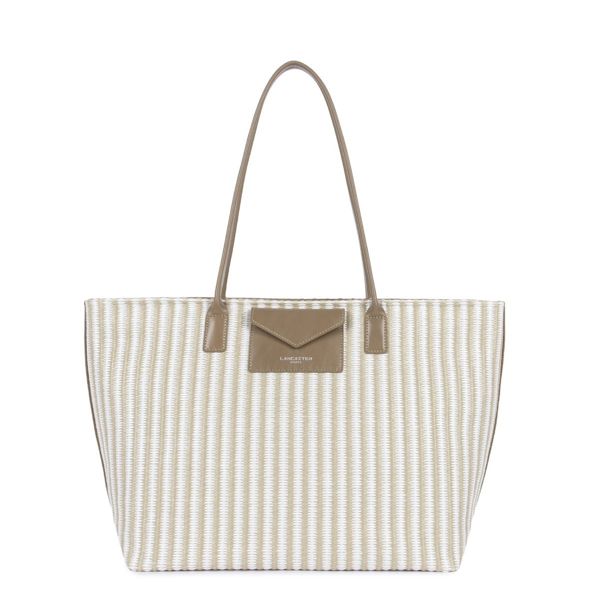 Sac cabas épaule - KBA Marinière Osier