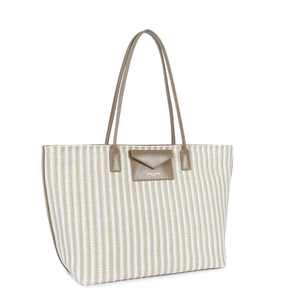 Sac cabas épaule - KBA Marinière Osier