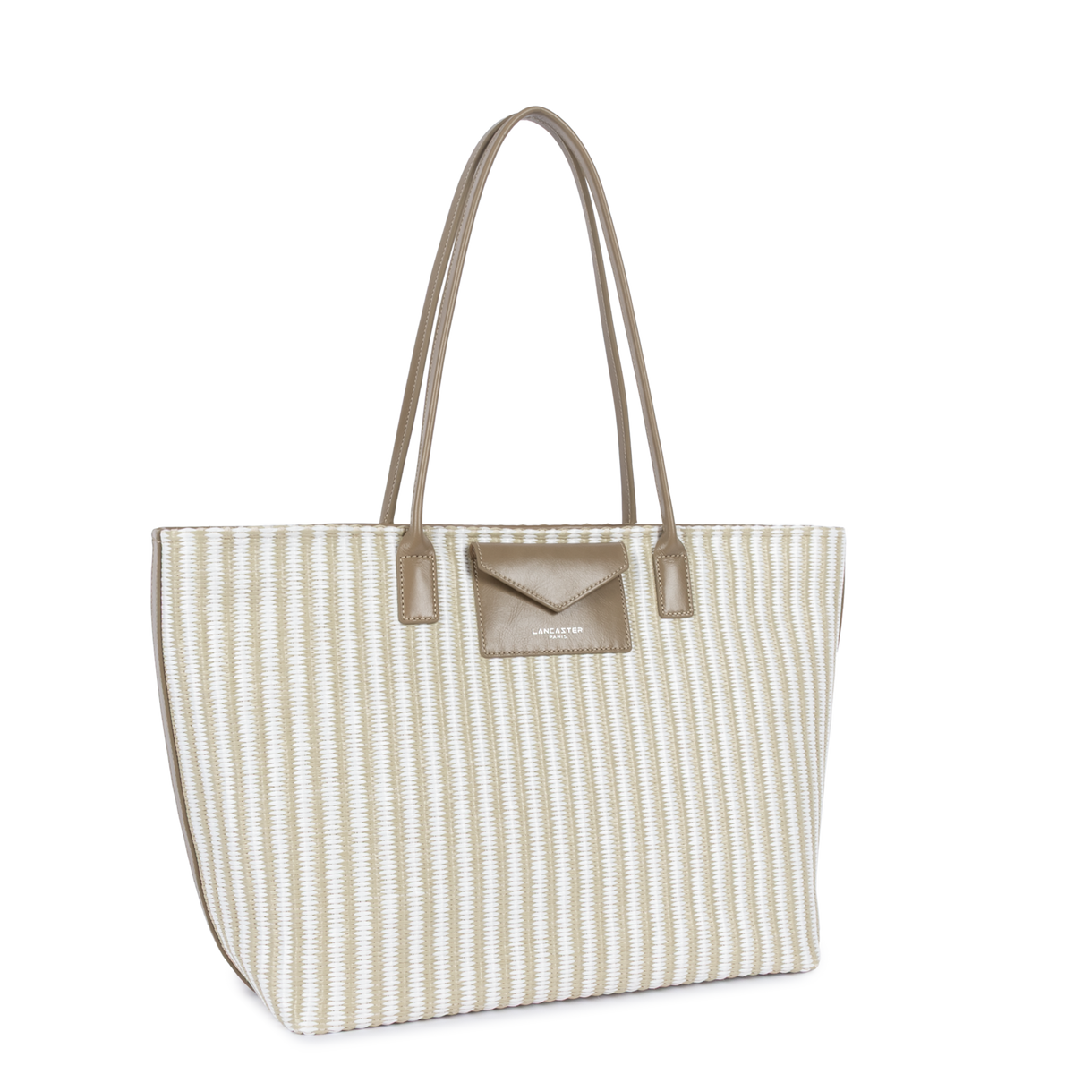 Sac cabas épaule - KBA Marinière Osier