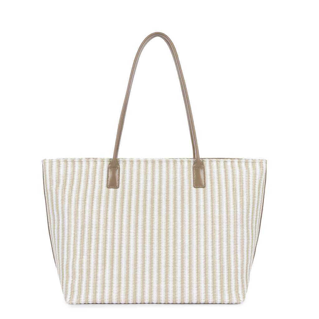 Sac cabas épaule - KBA Marinière Osier
