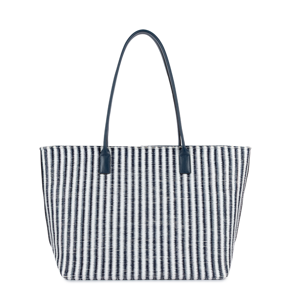 Sac cabas épaule - KBA Marinière Osier