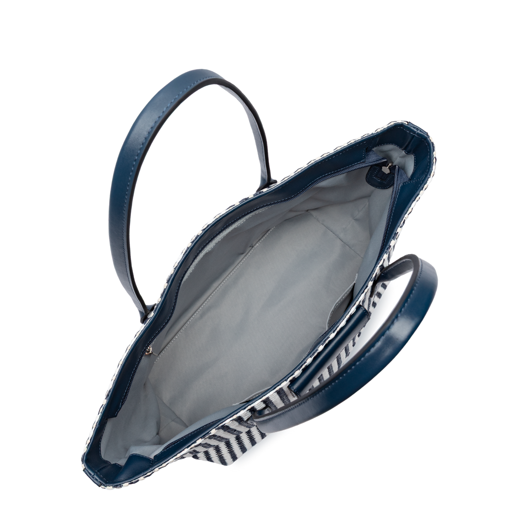 Sac cabas épaule - KBA Marinière Osier