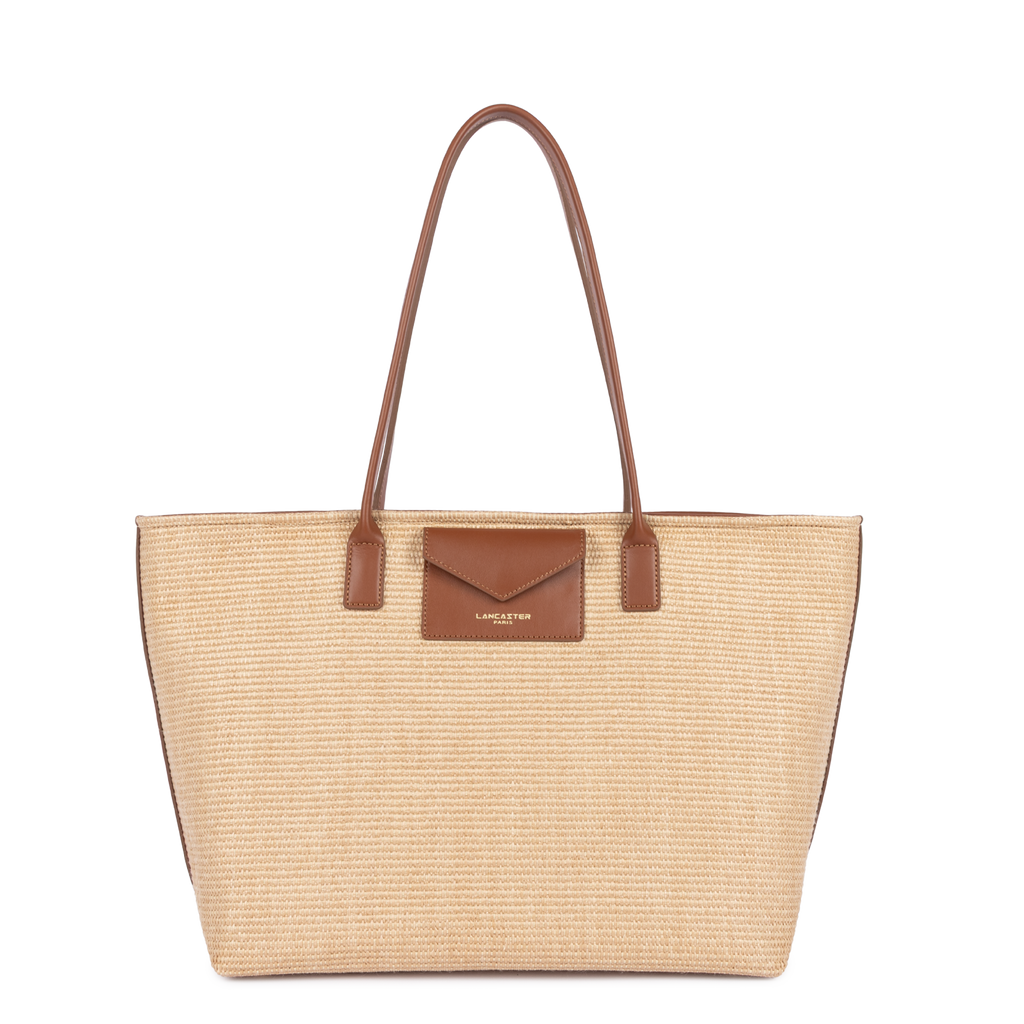Sac cabas épaule - KBA Marinière Osier