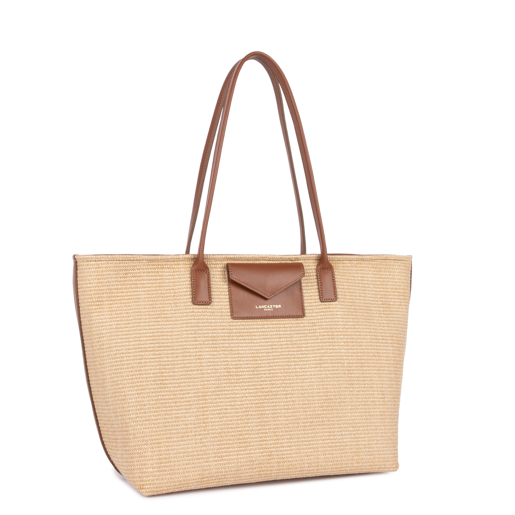 Sac cabas épaule - KBA Marinière Osier