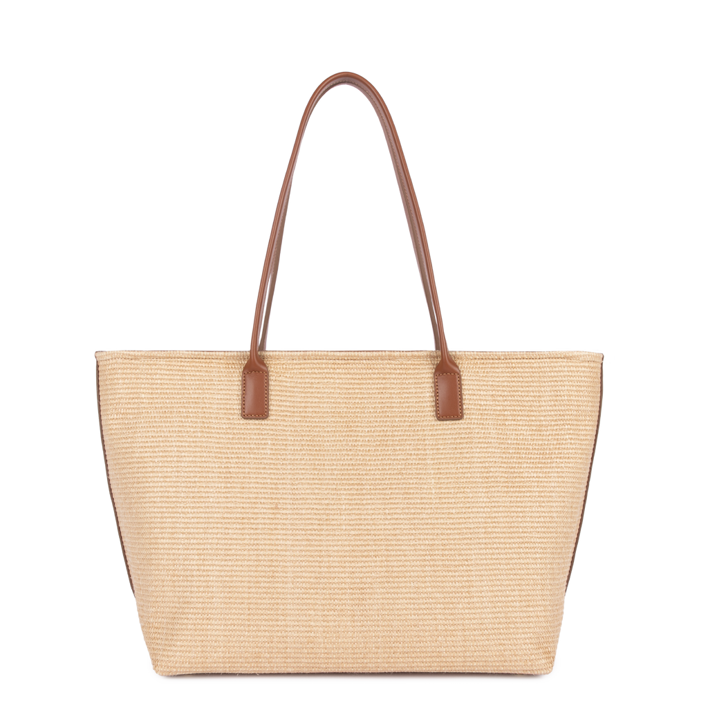 Sac cabas épaule - KBA Marinière Osier