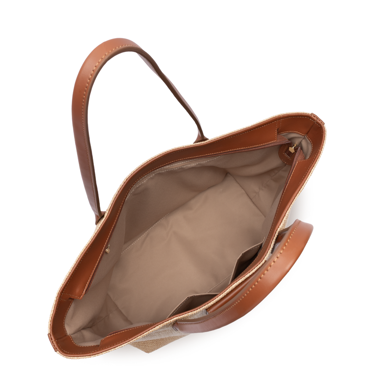Sac cabas épaule - KBA Marinière Osier