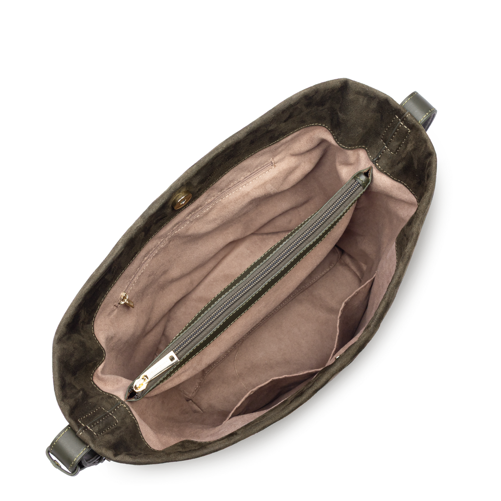 Grand sac seau - Daim