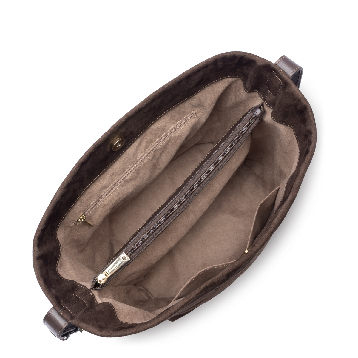 Grand sac seau - Daim