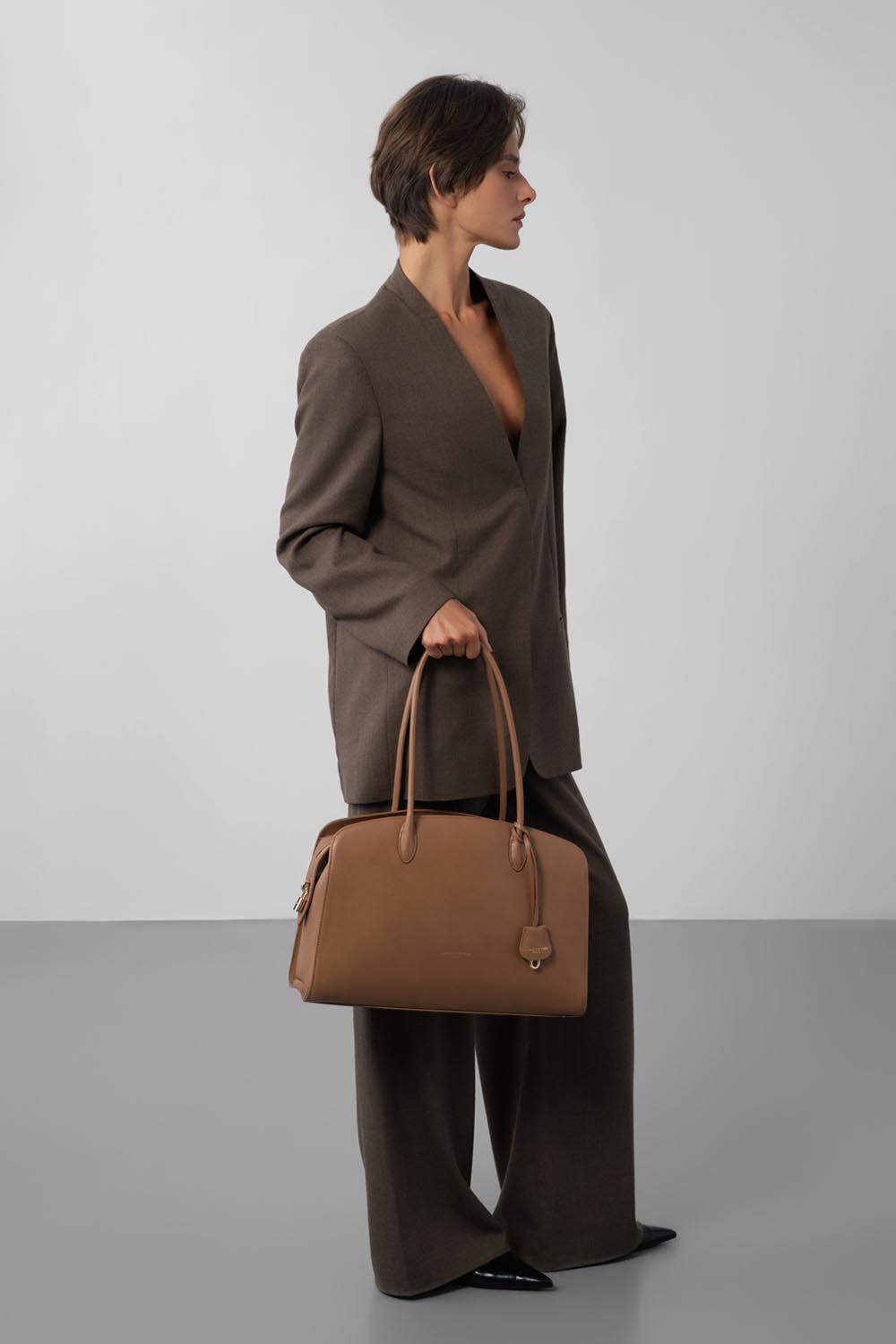 Grand sac cabas épaule - Mademoiselle Bonnie