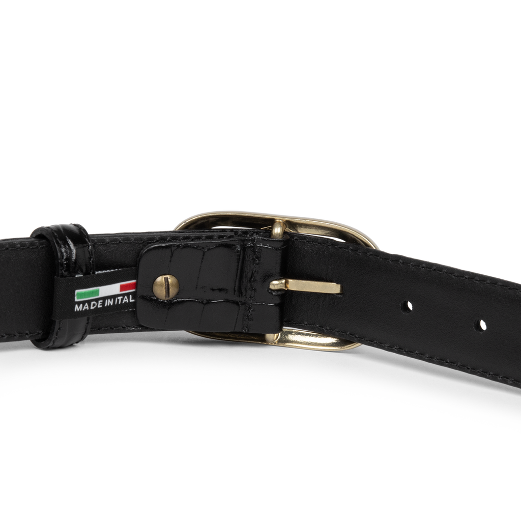 Ceinture - Ceinture Cuir Croco Femme