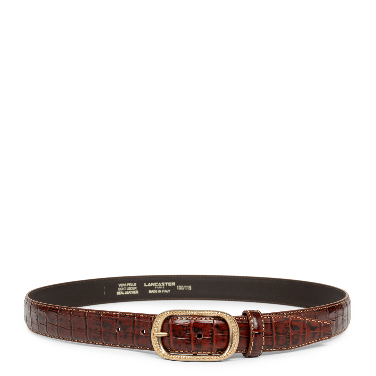 Ceinture - Ceinture Cuir Croco Femme
